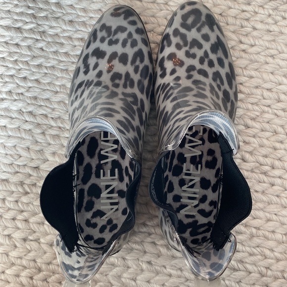 Nine West leopard print short rainboots - Picture 5 of 6